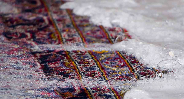 آبگیری اولیه فرش